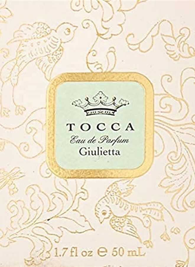 Women's Perfume, Giulietta Fragrance - Fresh Floral, Pink Tulips, Green Apple, Vanilla Orchid - Hand-Finished Bottle 1.7oz (50 ml)