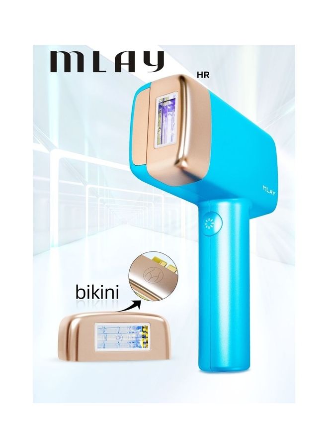 2022 Updated MLAY T14 IPL Laser Painless Hair Removal Device With Bikini Lamp 3℃ Cold Compress/500000 Pulses/5-Levels