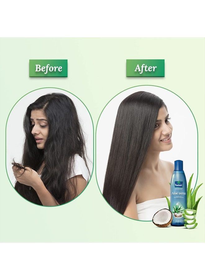 Advansed Aloe Vera Enriched Coconut Oil - For Soft Hair - 75ml /2.53 fl.oz