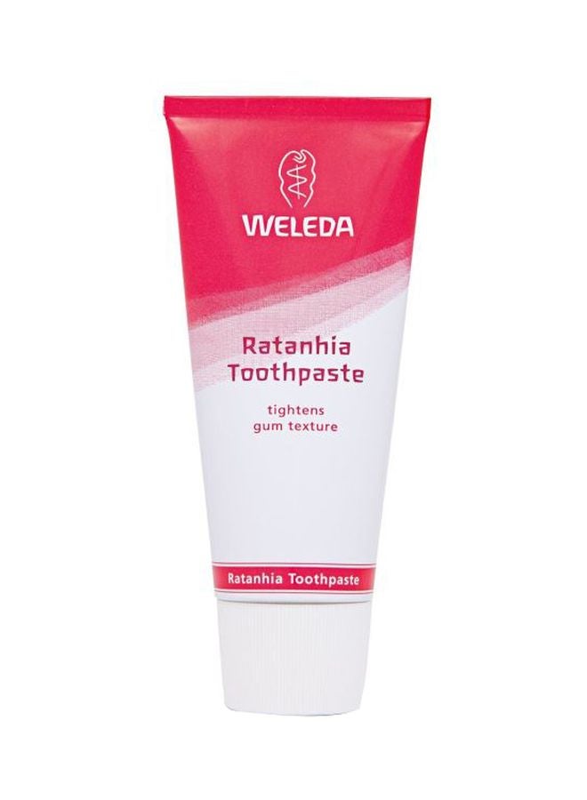 Pack Of 4 Ratanhia Toothpaste 75ml