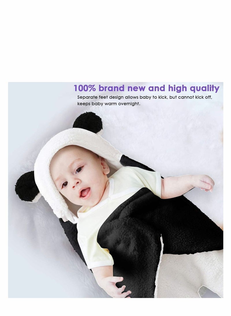 Bear Organic Newborn Swaddle Wrap-Girl Baby Boy Receiving Blanket Sleeping Wrap Girls Boys Blankets Infant Knit