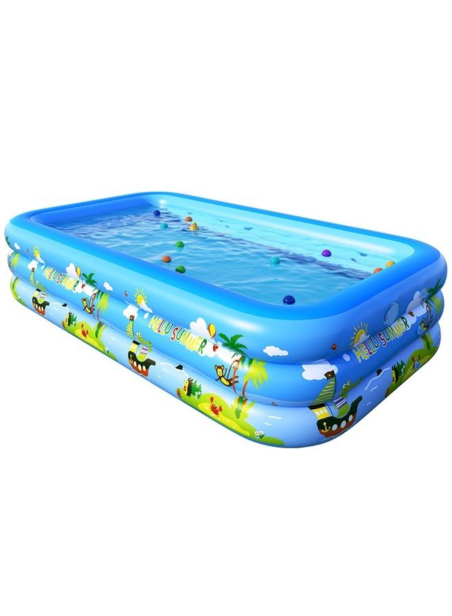 Inflatable 3 Layer Swimming Pool 210 CM