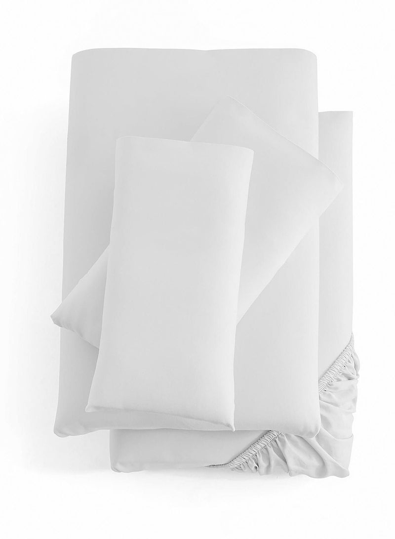 Bamboo White Flat Sheet