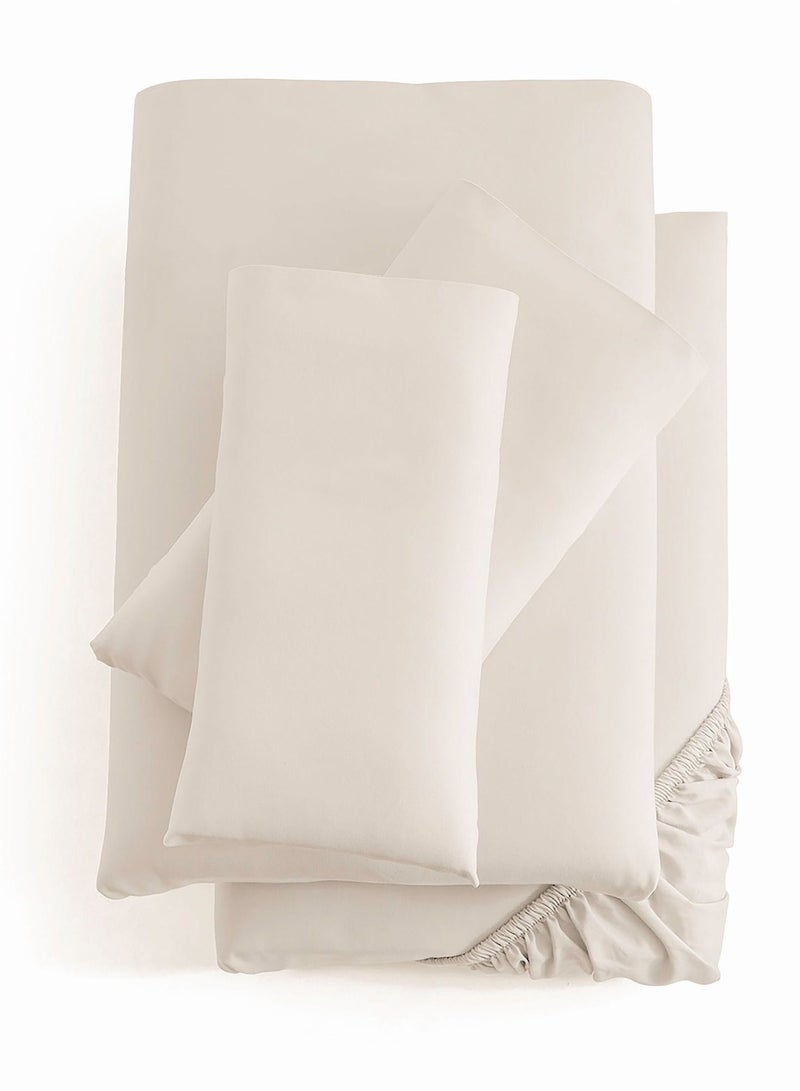 Bamboo Cream Flat Sheet