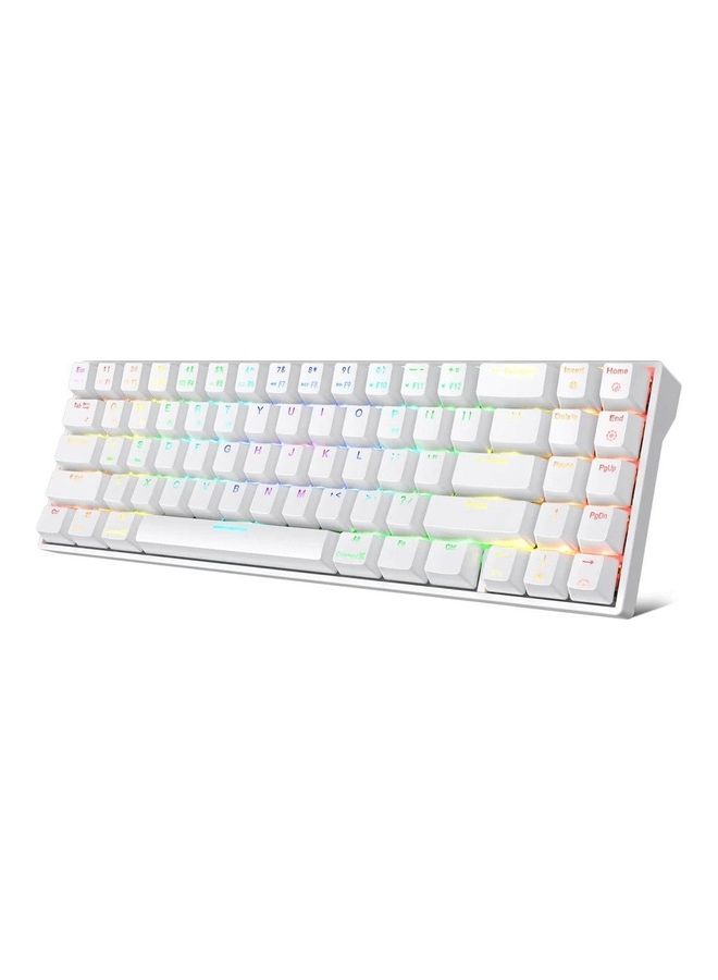 RK71 Tri - Mode Hot Swapable RGB RGB Wireless Mechanical Gaming Keyboard Brown Switch