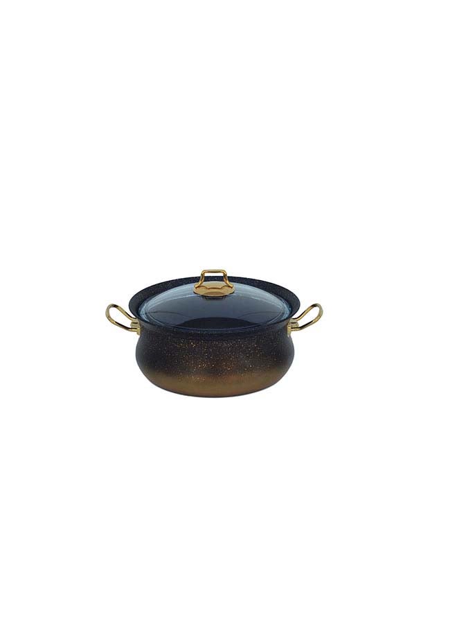 9-Piece Granite Cookware Set Gold