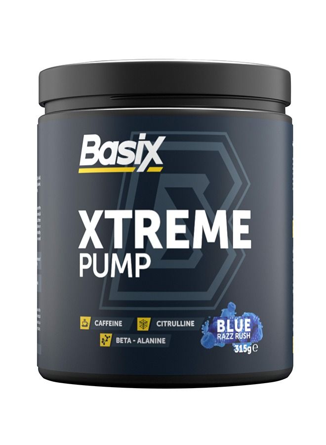 Basix Xtreme Pump Blue Razz Rush 315G