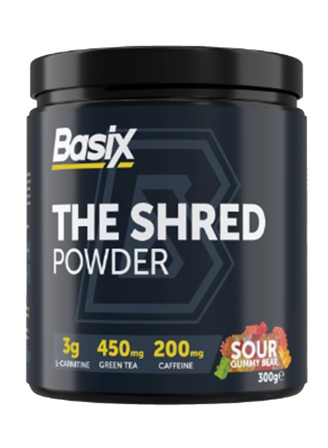 Basix The Shred Powder - Sour Gummy Bear 300G