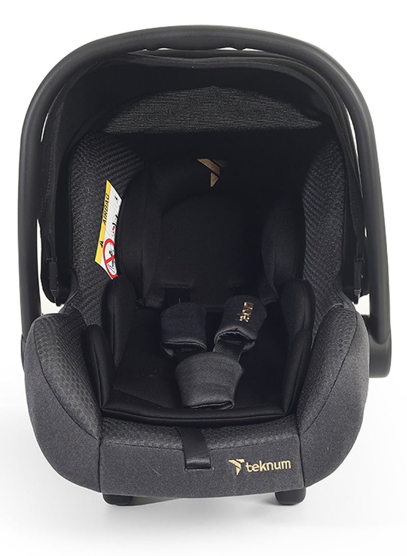 Ergonomically Designed Stroll - 1 Compacto Baby Car Seat - Black