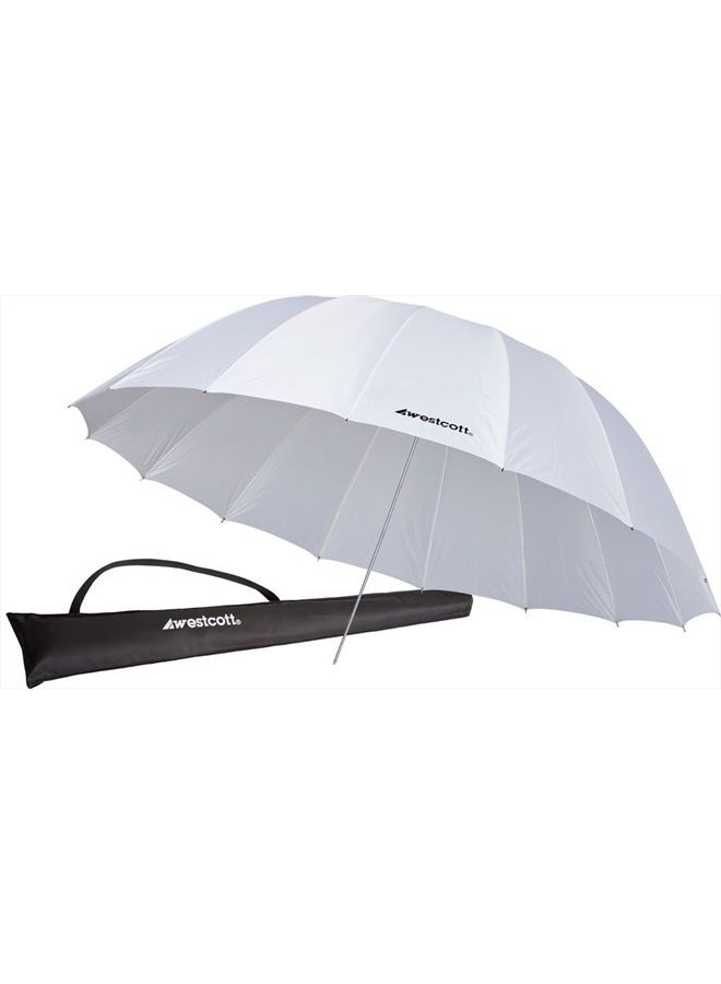 4632 7-Feet White Diffusion Parabolic Umbrella