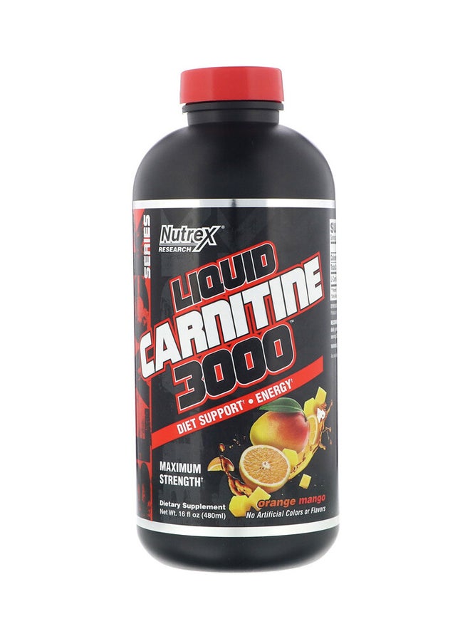 Liquid Carnitine 3000 Dietary Supplement