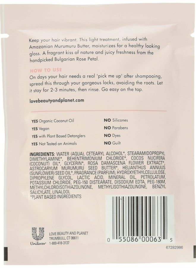 2 Minute Magic Masque for Unisex, Murumuru Butter and Rose, 1.5 Oz