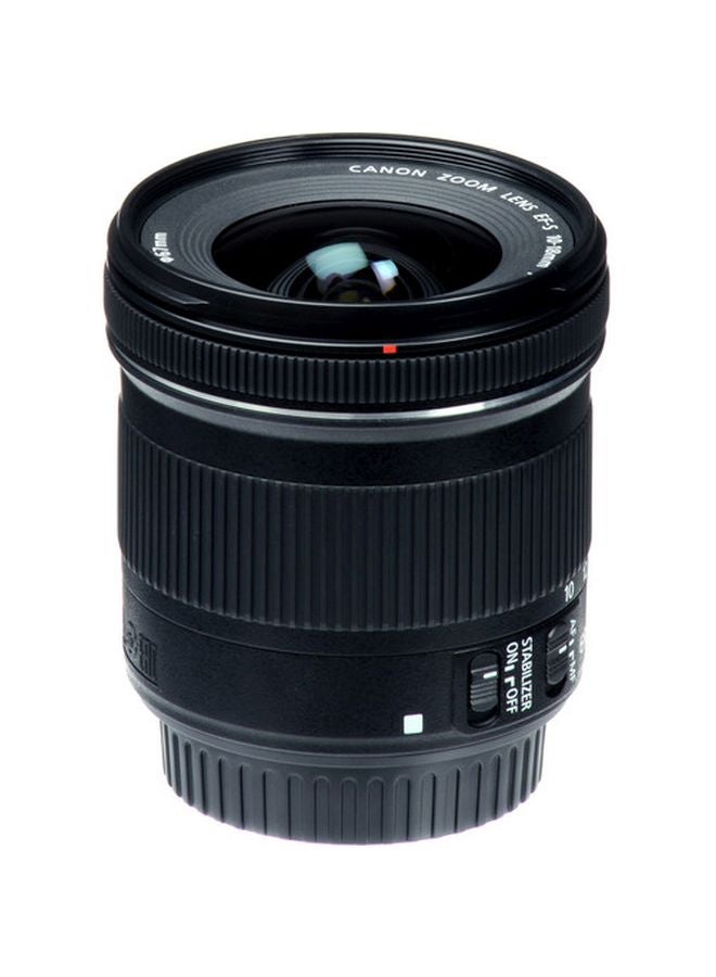 EF-S 10-18mm F/4.5-5.6 Lens For Canon Black