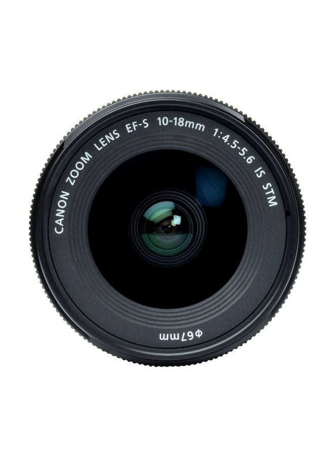 EF-S 10-18mm F/4.5-5.6 Lens For Canon Black