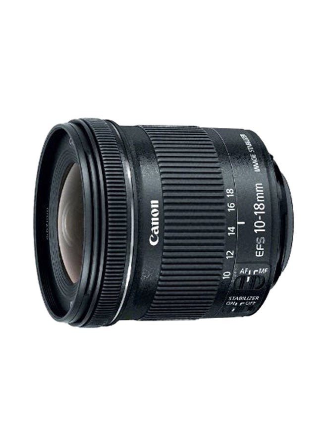 EF-S 10-18mm F/4.5-5.6 Lens For Canon Black