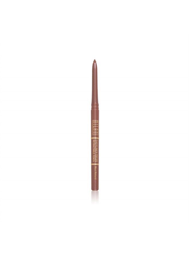 Easyliner Mechanical Lipliner Pencil - Most Natural (0.01 Ounce) Vegan, Cruelty-Free Retractable Lip Pencil to Define, Shape & Fill Lips