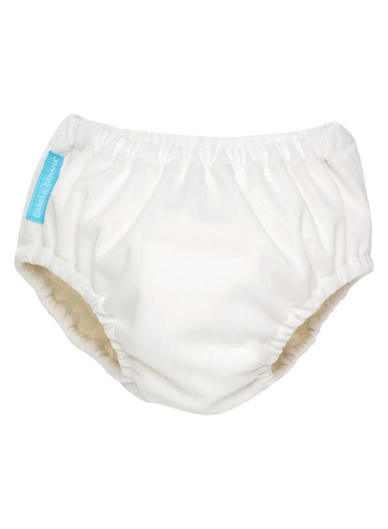 2-In-1 Reusable Swim Diaper And Training Pants White Medium Pack Of 1's