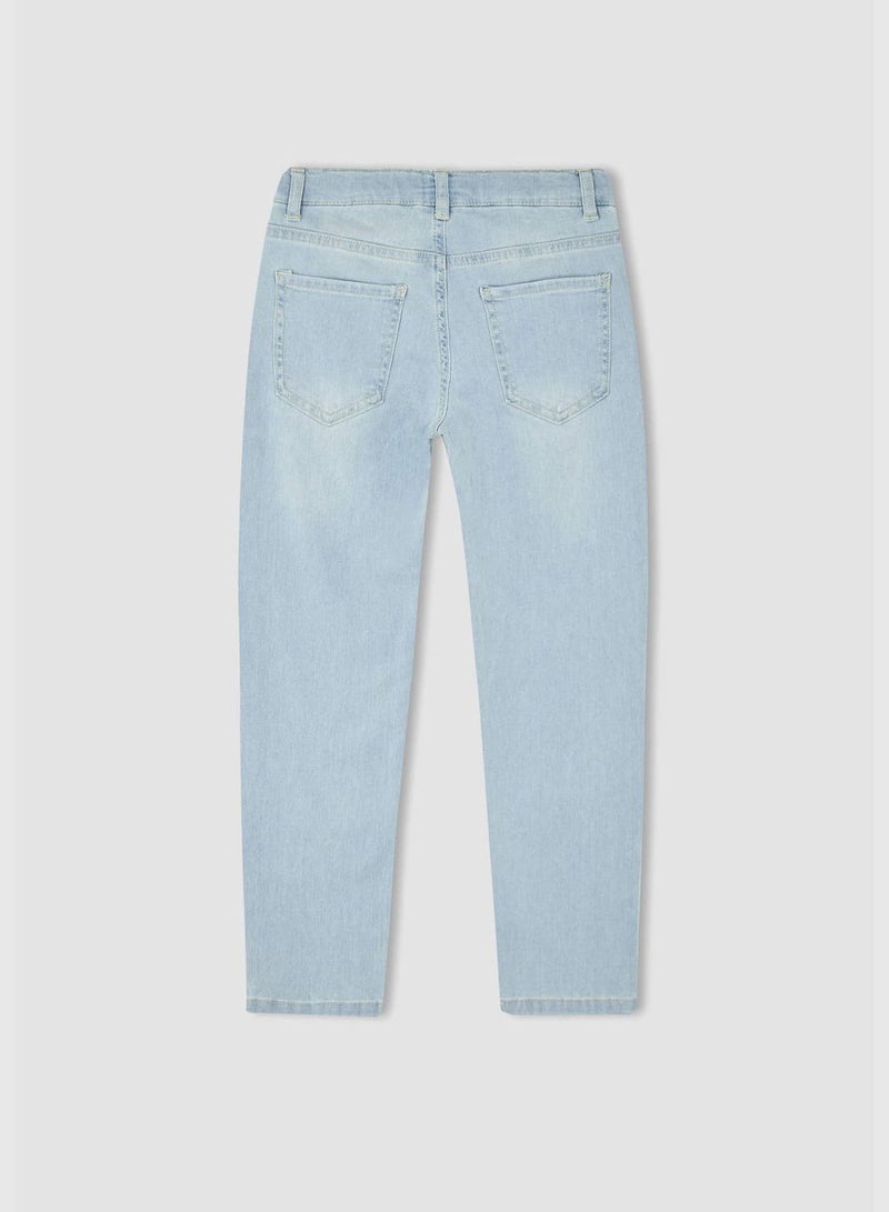Boy Slim Fit Denim Trousers