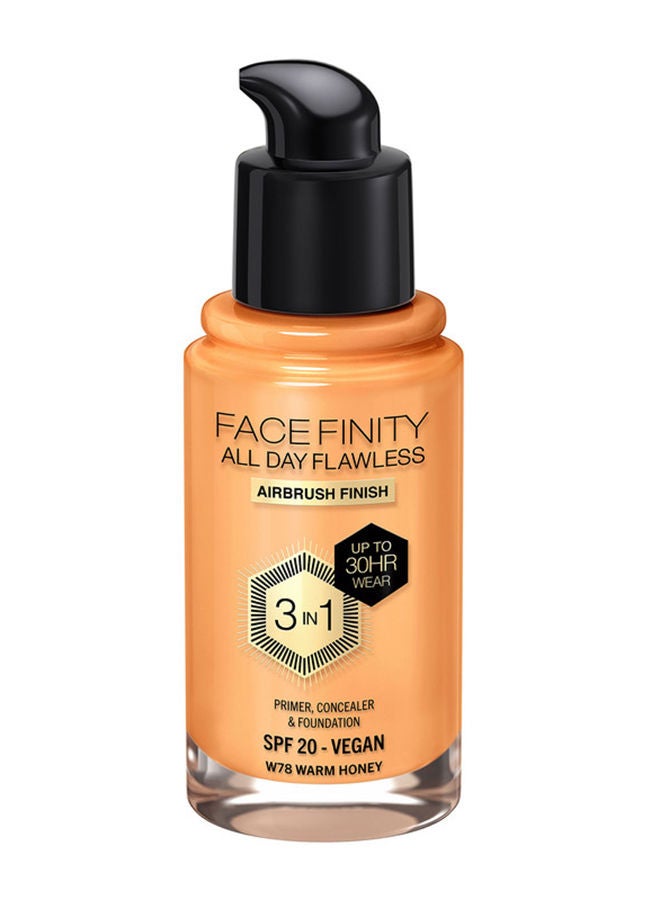 Facefinity All Day Flawless Foundation - W78 Warm Honey