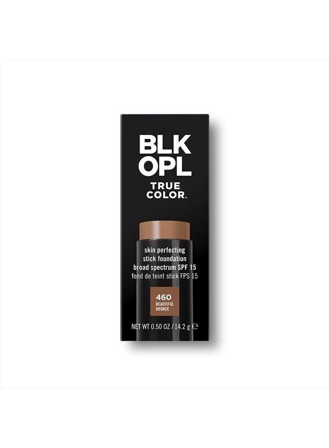 BLK/OPL TRUE COLOR Skin Perfecting Stick Foundation SPF 15, Beautiful Bronze — hypoallergenic, cruelty-free