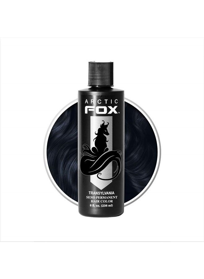 Vegan and Cruelty-Free Semi-Permanent Hair Color Dye (8 Fl Oz, TRANSYLVANIA)
