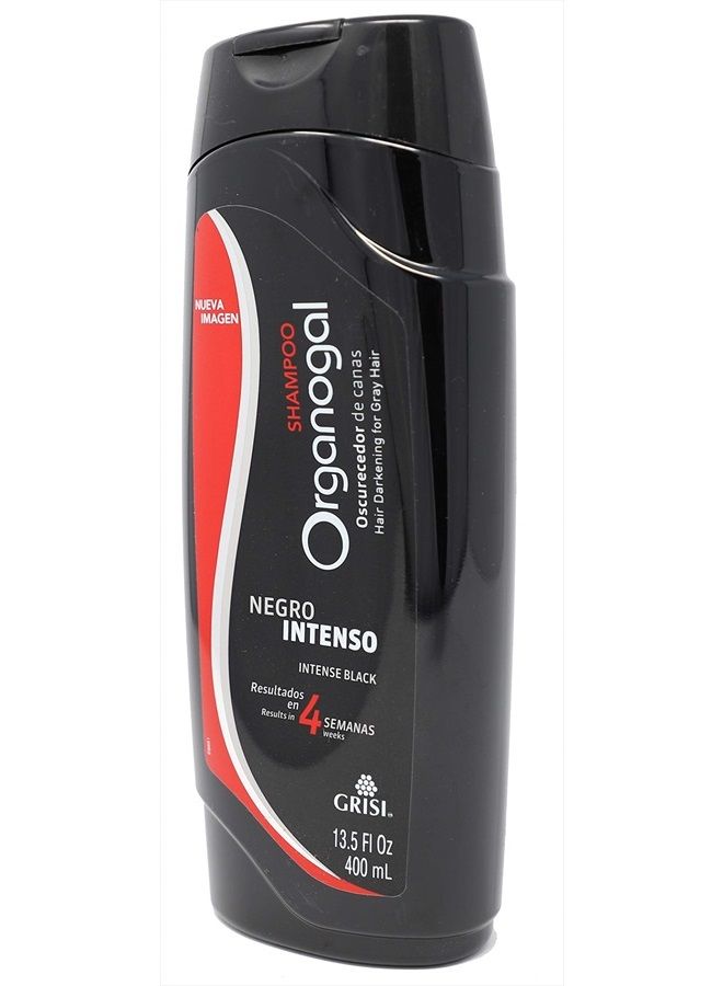 Organogal Shampoo| Darkening Shampoo with Cactus Extract, Darkening Hair Product for Gray Hair; 13.5 Fl Ounces
