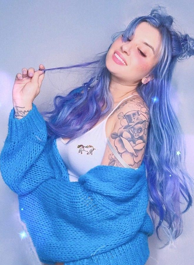 Vegan and Cruelty-Free Semi-Permanent Hair Color Dye (8 Fl Oz, PERIWINKLE)