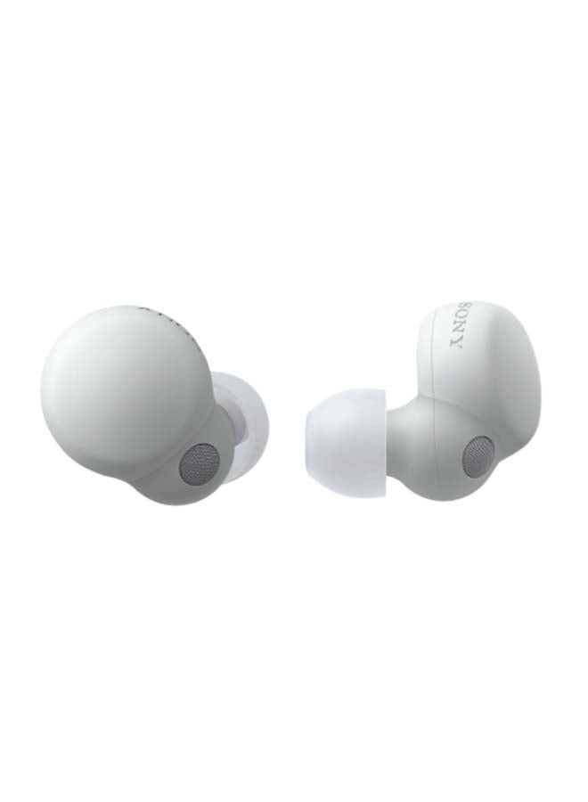 LinkBuds Truly Wireless Headphones With 6hr Battery Life, Quick Charging, Built In Alexa And Google Assistant WFLS900N/WCE White