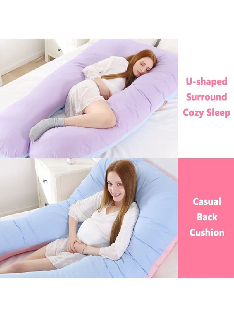 U Shape Maternity Full Body Pillow,Full Body Giant Pregnancy Pillow Comfortable Soft Cushion