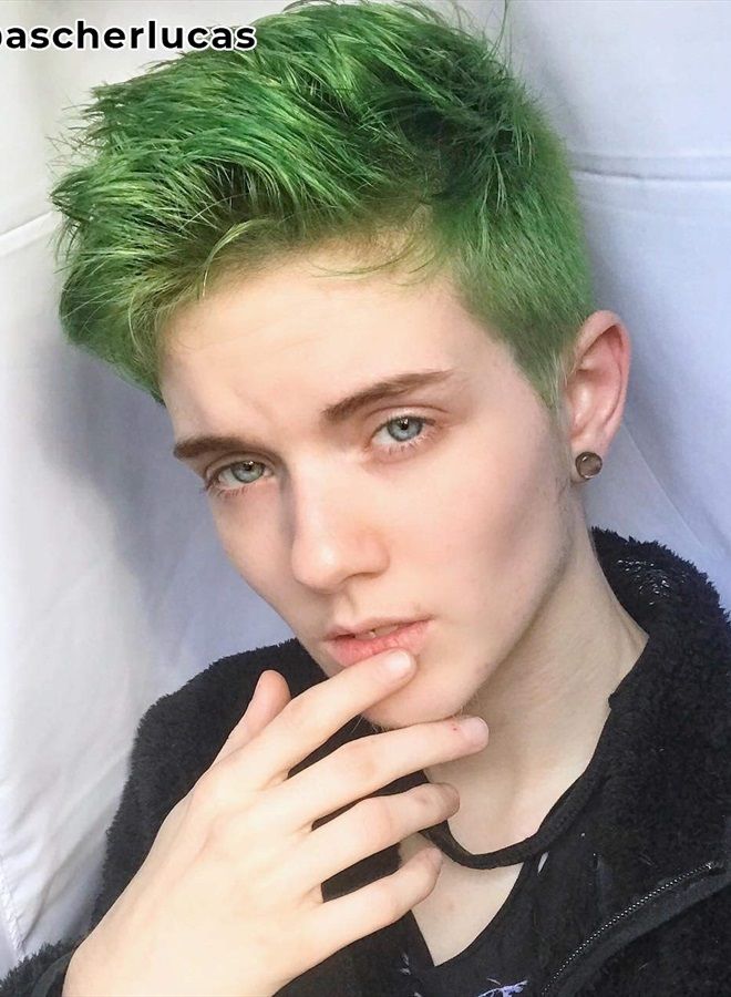 Vegan and Cruelty-Free Semi-Permanent Hair Color Dye (8 Fl Oz, PHANTOM GREEN)