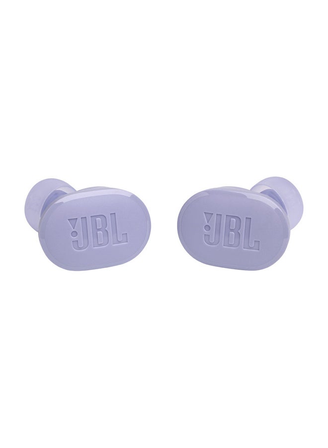 Tune Buds True Wireless Noise Cancelling Earbuds Pure Bass Sound Bluetooth 5.3 Le Audio Active With Smart Ambient 4 Mic Technology For Crisp Clear Calls Purple