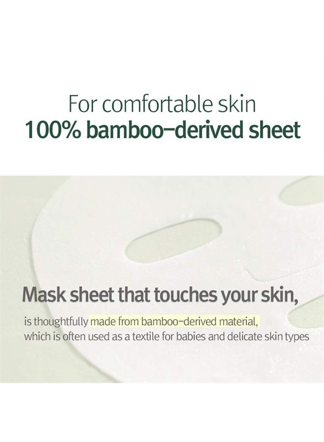 Ceramide Calming Mask Pack 10 PCS - Korean Face Mask Skin Care Products - Beauty Face Mask Containing Panthenol, Hyaluronic Acid, Tea Tree, Shea Butter, Squalene and Cica - Korean Beauty