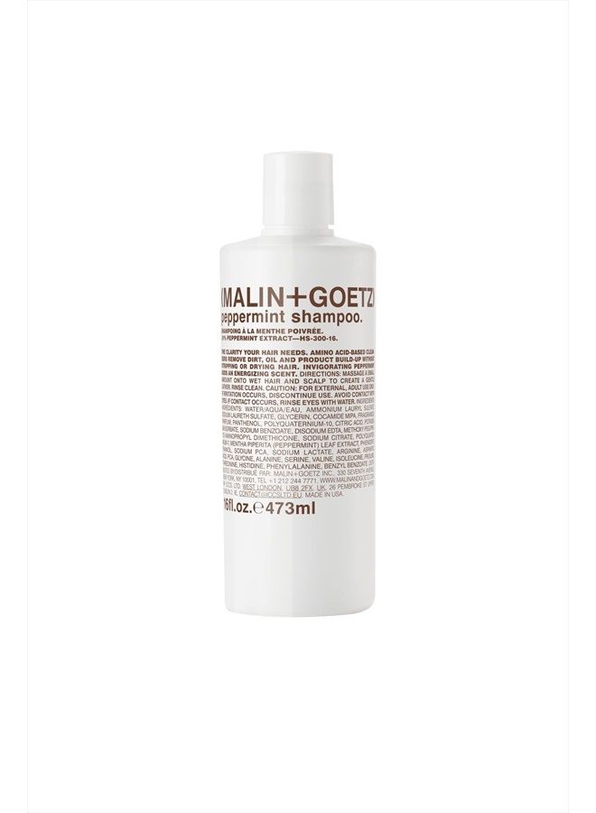 Shampoo, Peppermint, 16 Ounce