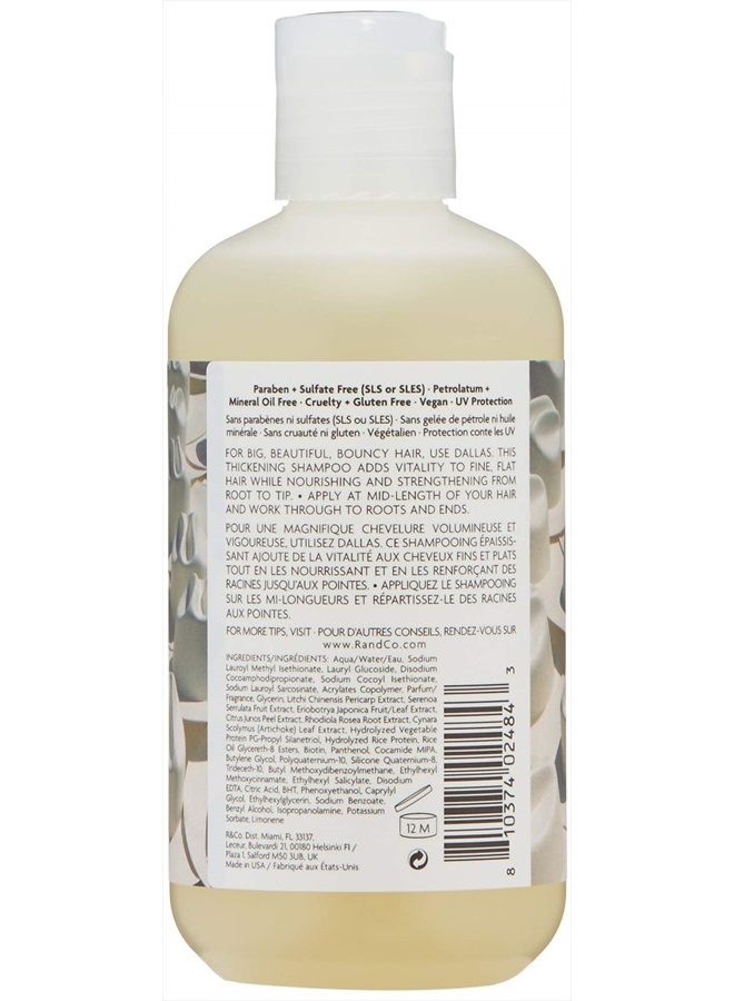 Dallas Biotin Thickening Shampoo | Thickens, Nourishes + Strengthens | Vegan + Cruelty-Free | 8.5 Oz