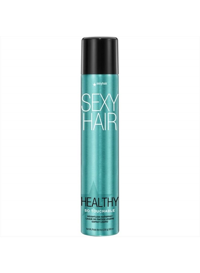 Healthy So Touchable Weightless Hairspray, 9 Oz | Light Hold and Shine | All Hair Types