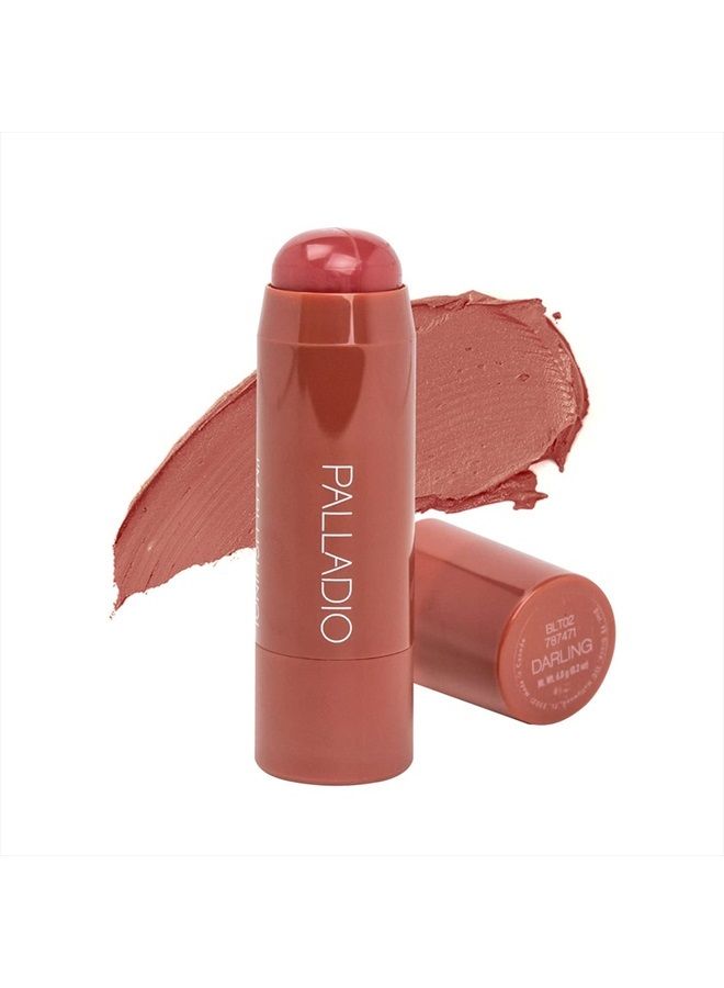 I'm Blushing 2-in-1 Cheek and Lip Tint, Buildable Lightweight Cream Blush, Sheer Multi Stick Hydrating formula, All day wear, Easy Application, Shimmery, Blends Perfectly onto Skin, Dainty