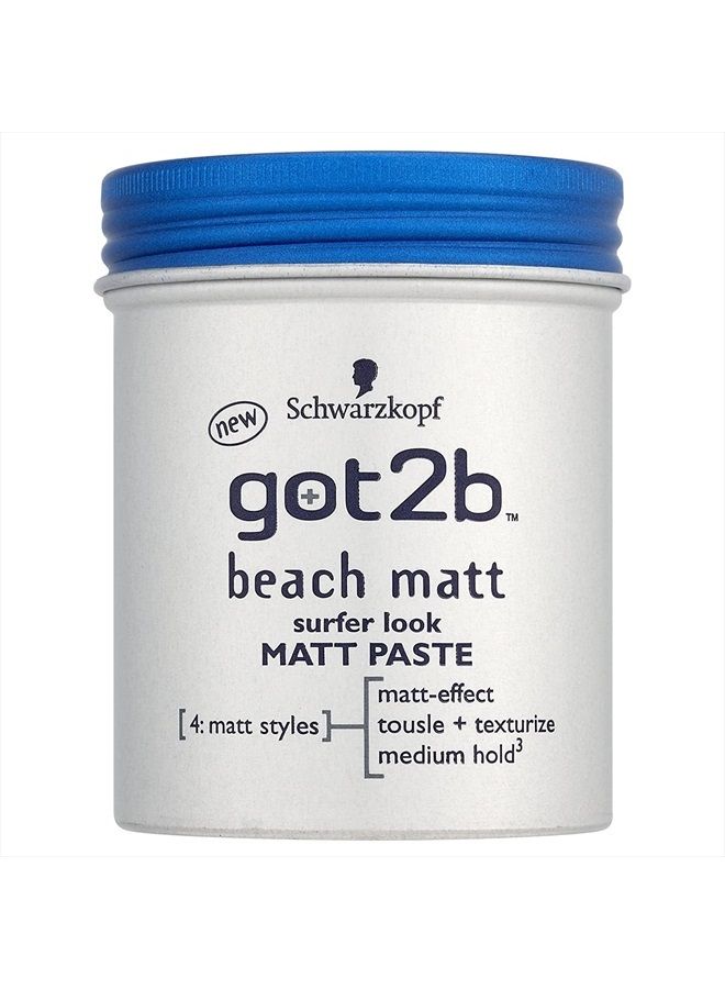 Got2b Beach Matt Surfer Look Matt Paste (100ml)