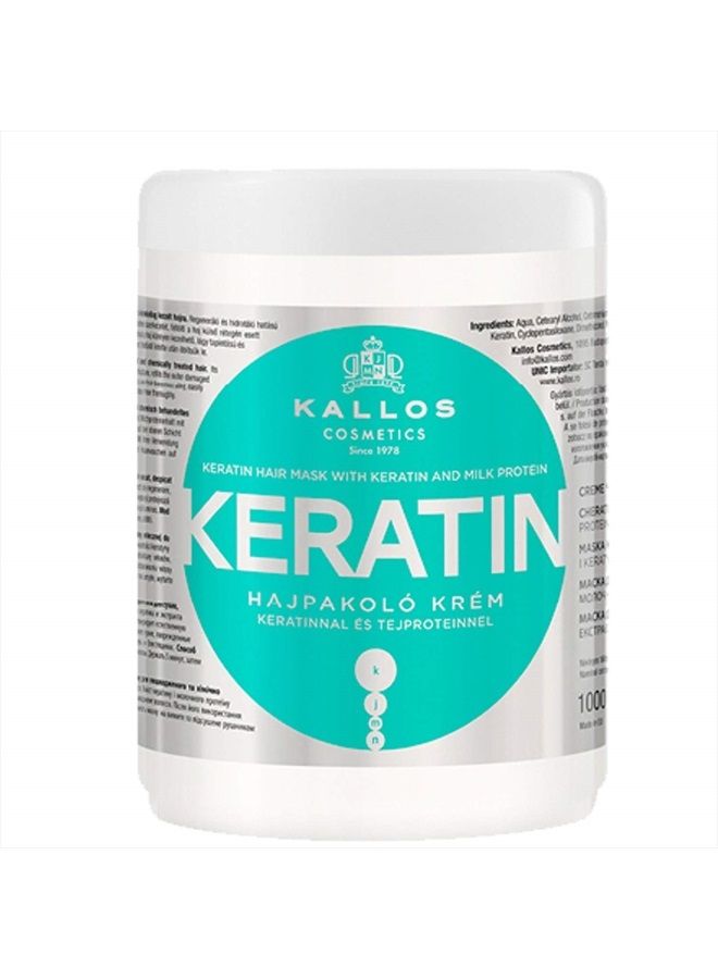 Keratin Hair Mask with Keratin & Milk Protein 1000ml