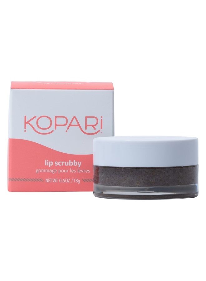 Coconut Lip Scrubby | Removes Dry Skin For Soft Lips | Volcanic Sand, Brown Sugar & Crushed Coconut Shells Hydrate Exfoliating Lip Scrub Exfoliator Moisturizer Organic Coconut Oil Vanilla Vegan