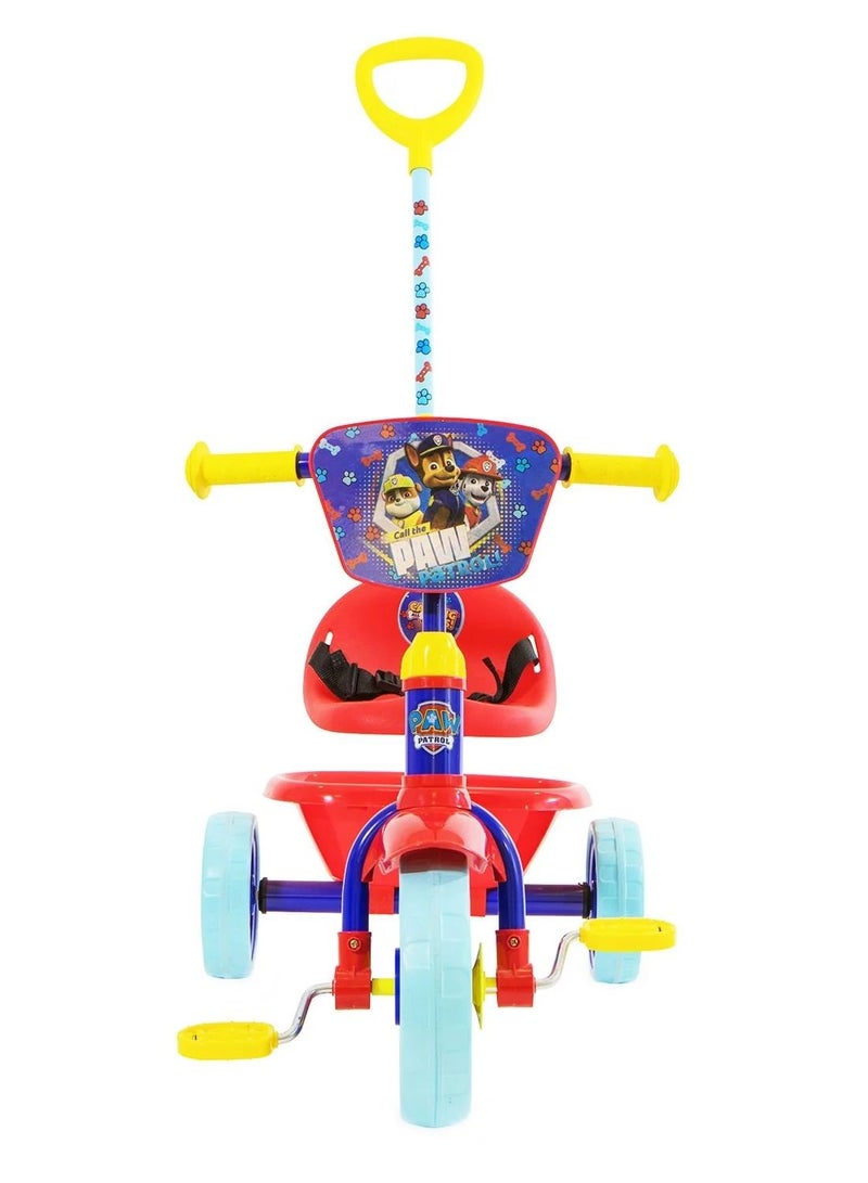 Paw Patrol Children's Tricycle With Pushbar