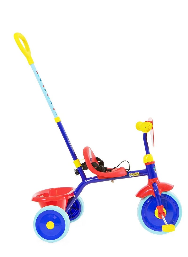 Paw Patrol Children's Tricycle With Pushbar