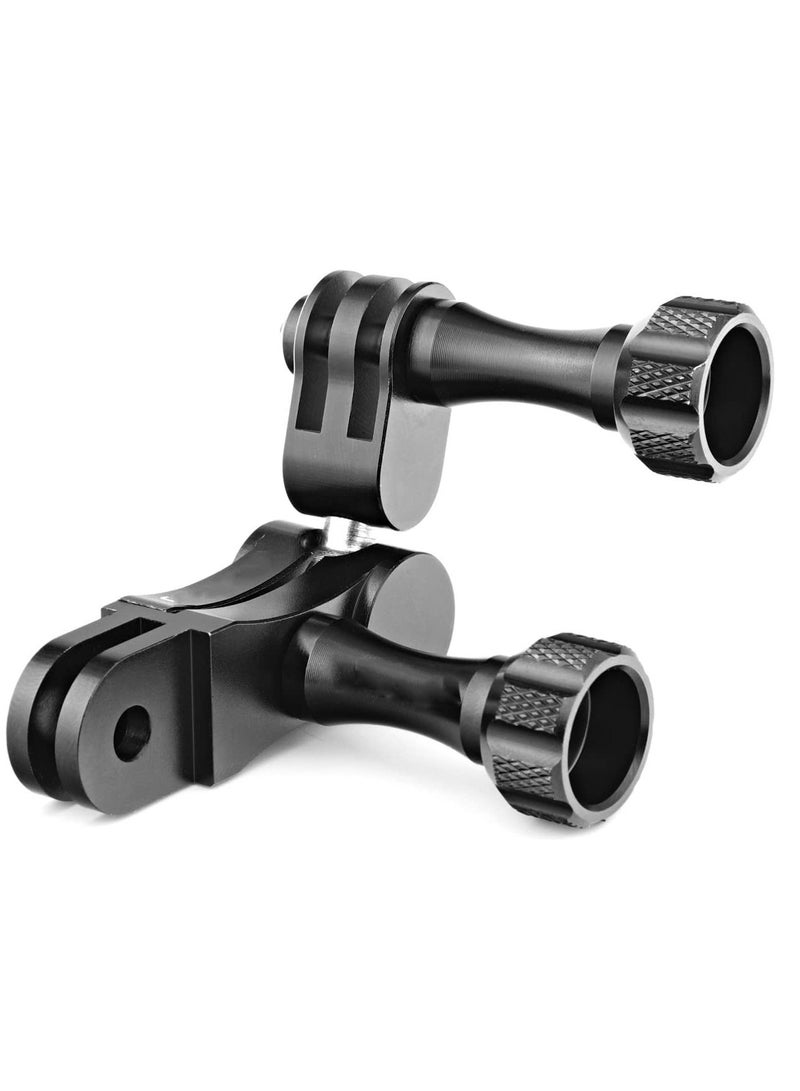 Aluminum Ball Handlebar Mount for GoPro, Camera Clamp Mount Monitor 360° Ballhead Magic Arm Lock Any Direction