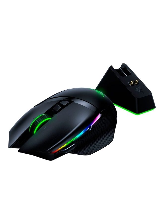 Razer Basilisk Ultimate HyperSpeed Wireless Gaming Mouse w/Charging Dock: Fastest Gaming Mouse Switch - 20K DPI Optical Sensor - Chroma RGB - 11 Programmable Buttons - 100 Hr Battery - Classic Black