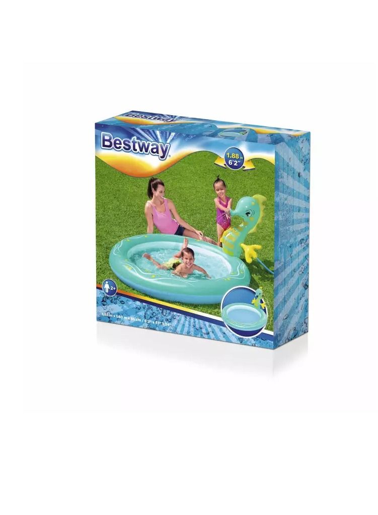 Paddling Pool Seahorse 188 x 160 x 86 cm 53114