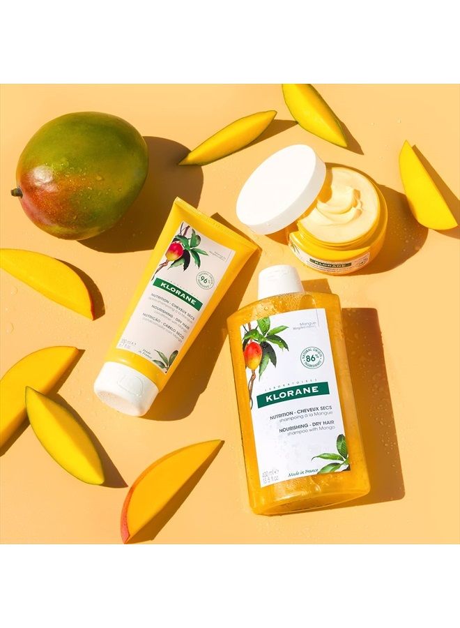 Nourishing Shampoo with Mango Butter, Moisturize and Hydrate Dry Hair, Paraben, Silicone, SLS Free, 13.5 Fl Oz