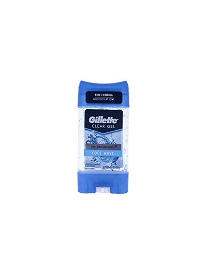Anti-Perspirant Deodorant Clear Gel, Cool Wave 3.8 oz