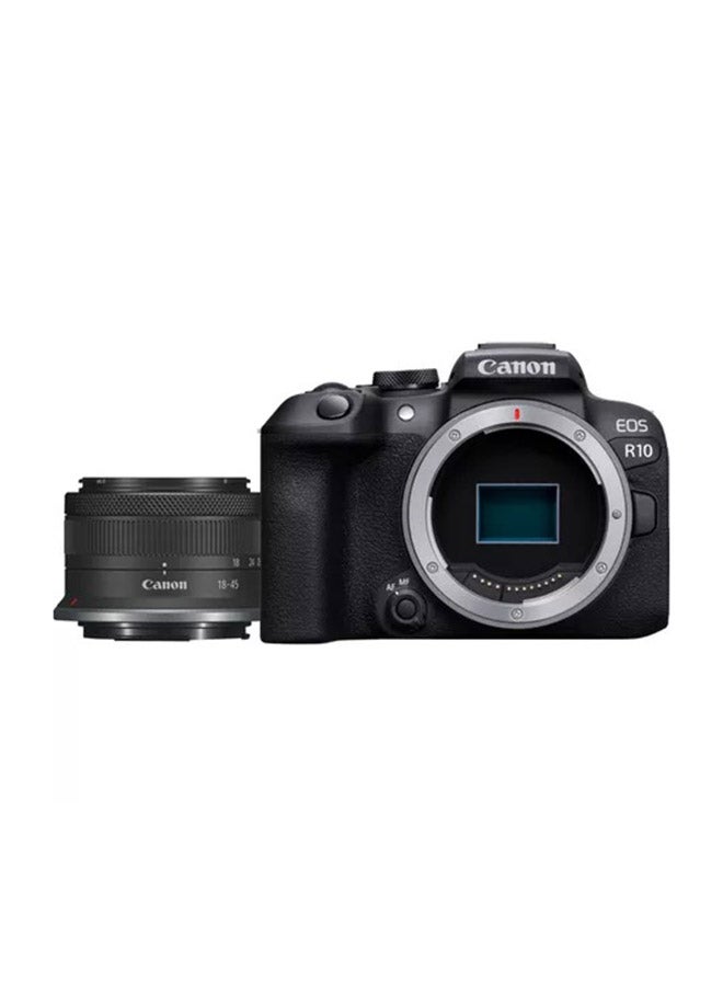 EOS R10 Mirrorless Camera + RF-S 18-45mm F4.5-6.3 IS STM Lens