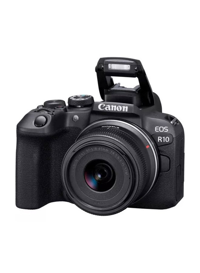 EOS R10 Mirrorless Camera + RF-S 18-45mm F4.5-6.3 IS STM Lens