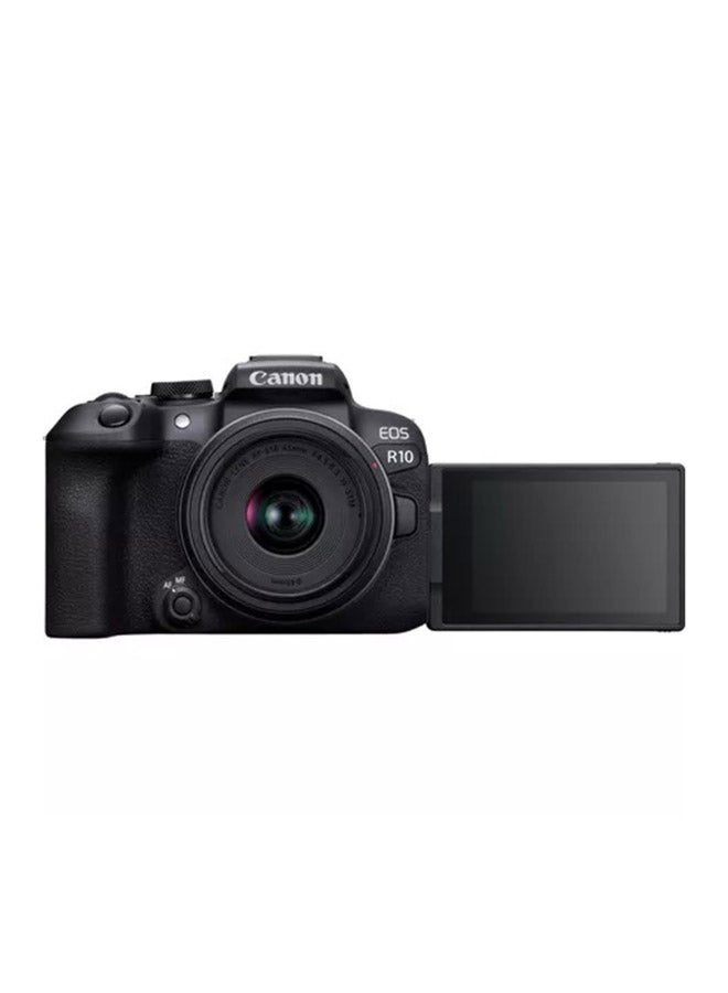 EOS R10 Mirrorless Camera + RF-S 18-45mm F4.5-6.3 IS STM Lens