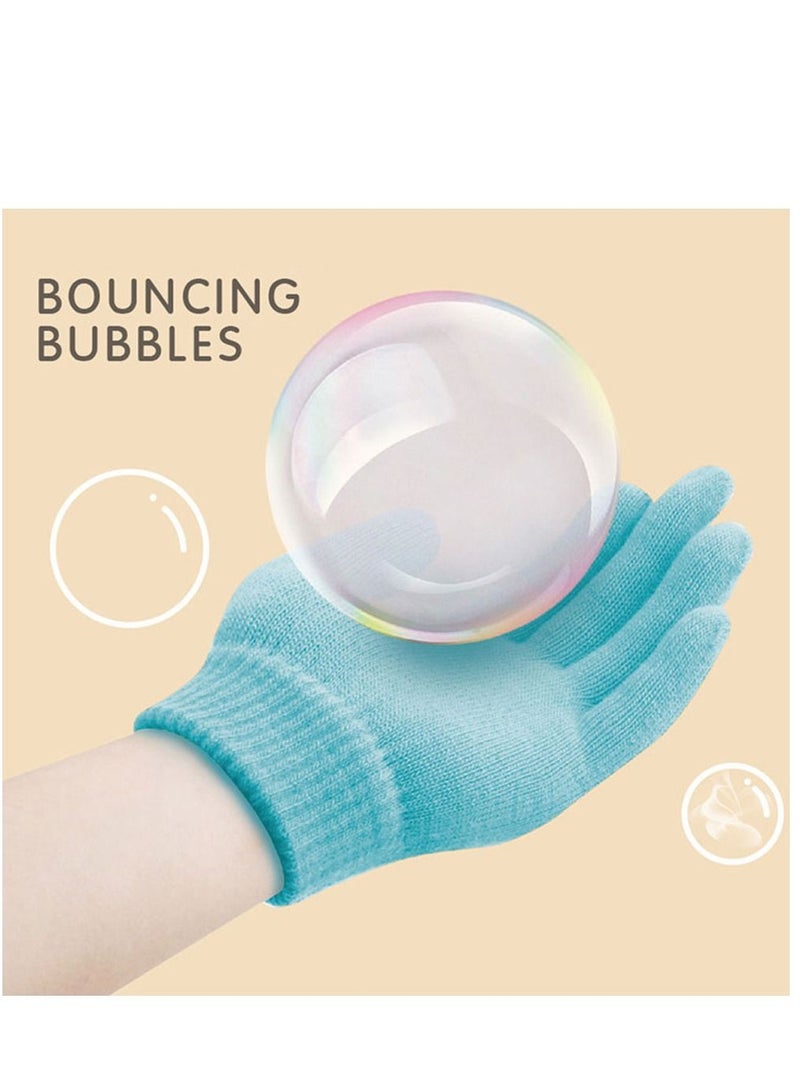 Bubble Machine Elastic Automatic Magic Bubble Blower Machine for Kids Bubble Wand with Bubble Water for Outdoor Parties Wedding Birthday Baby Bath